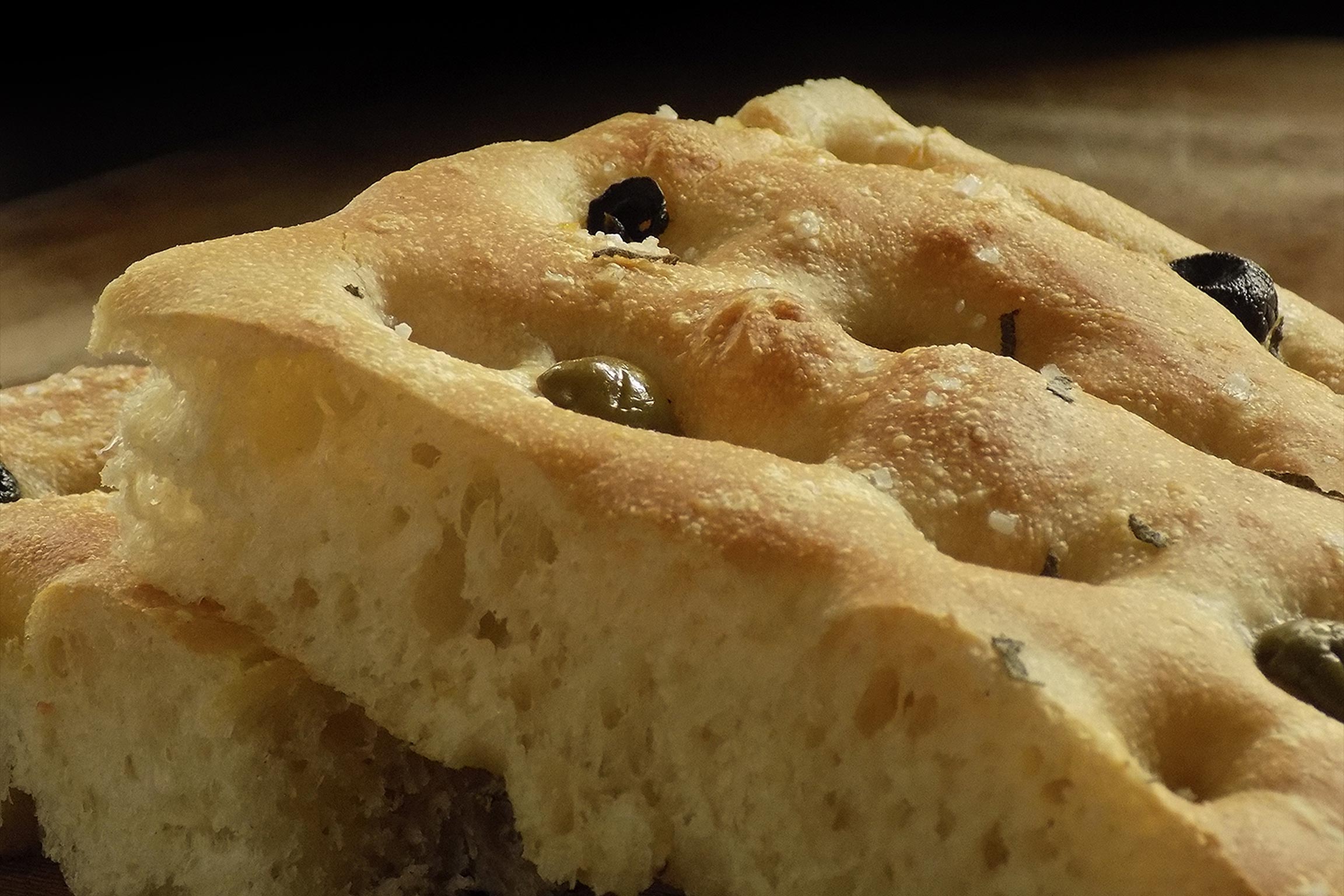 sala colazioni - focaccia