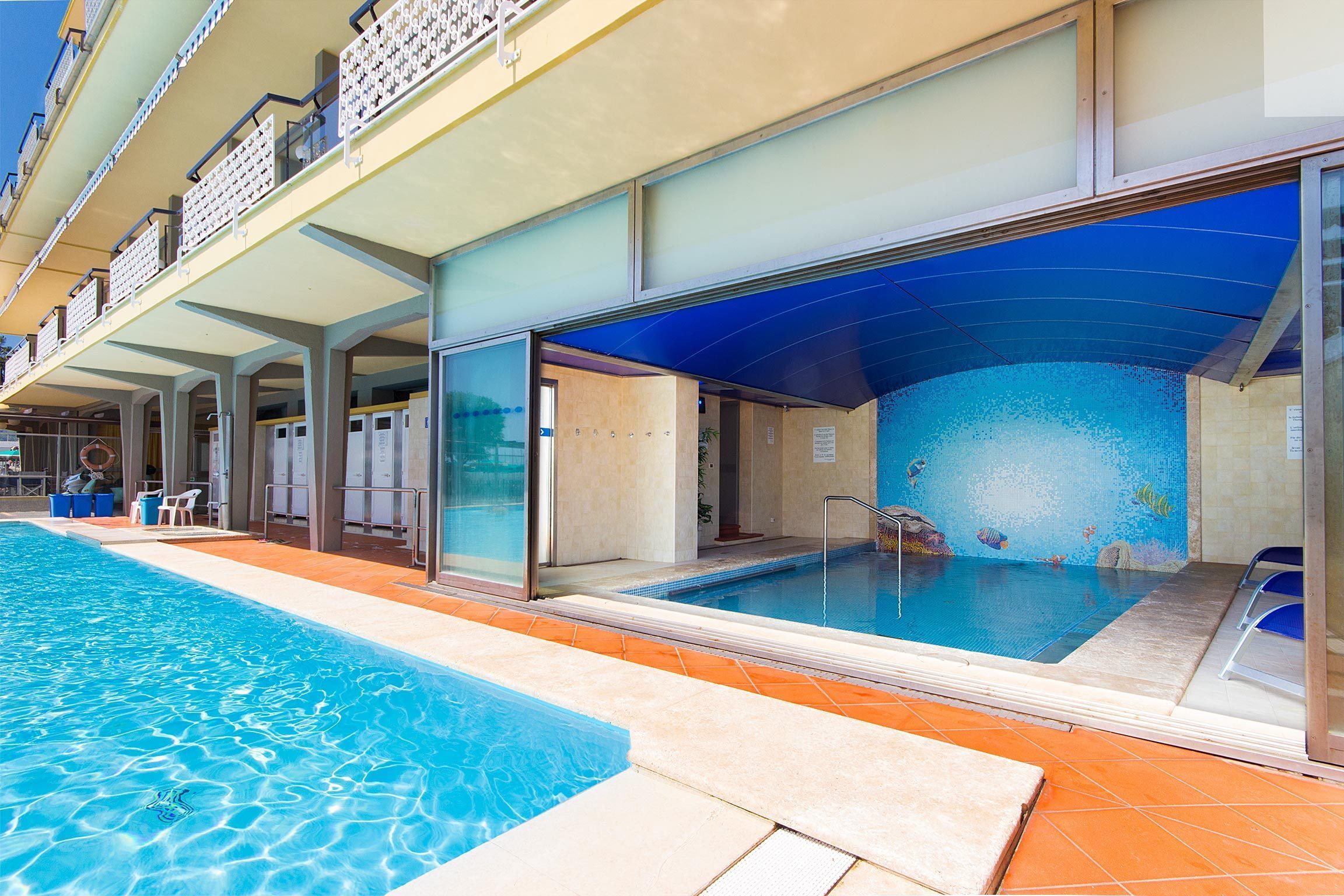 hotel con piscina a diano marina - le due piscine